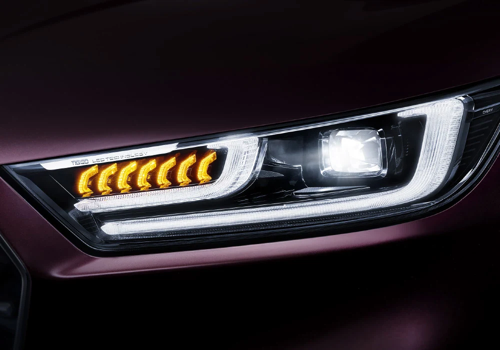 Faros delanteros con ajuste de altura