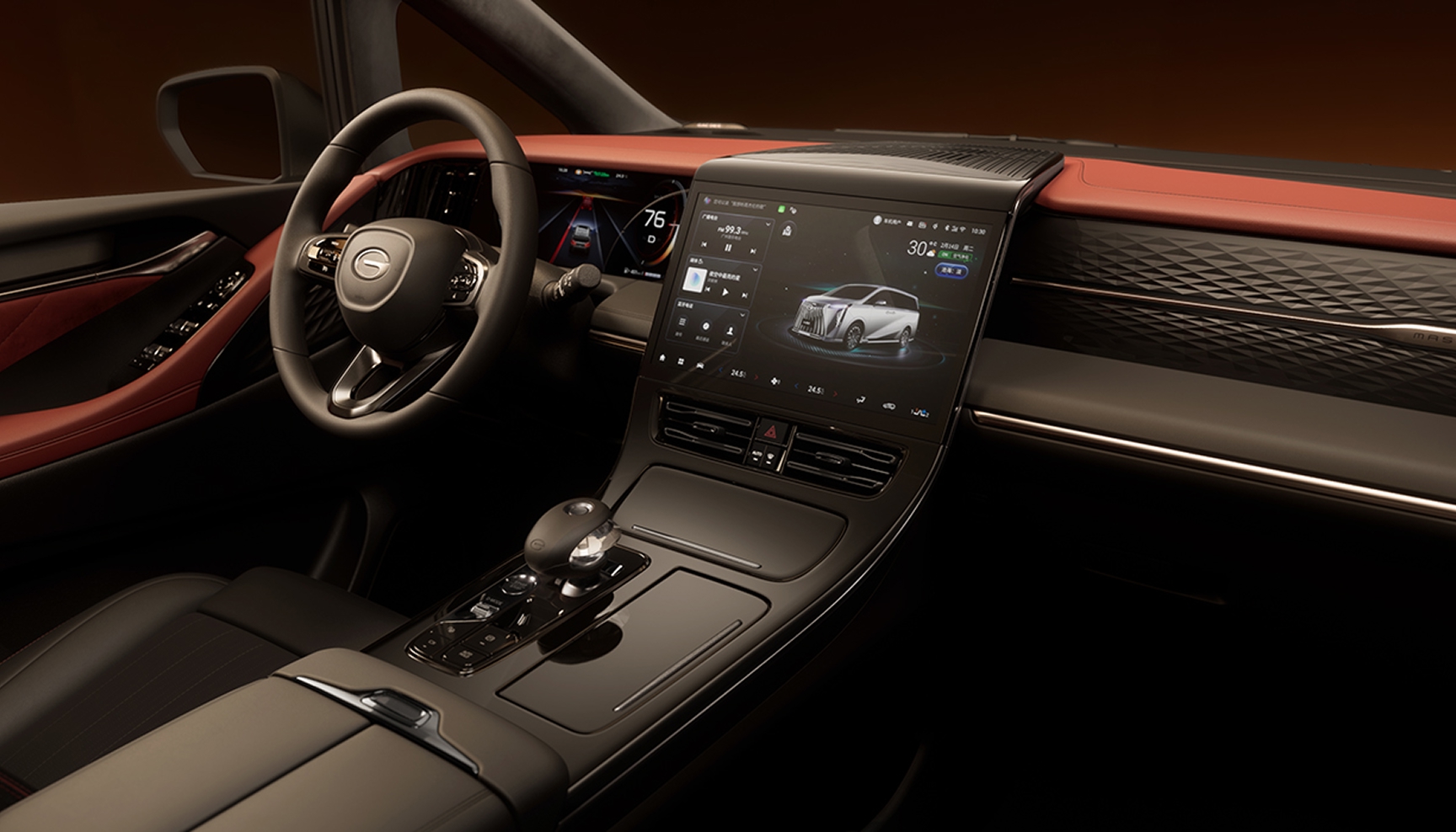 GAC GN8, dise?o interior