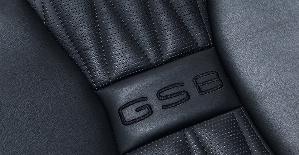 Bordado estructural en diamante del GAC GS8